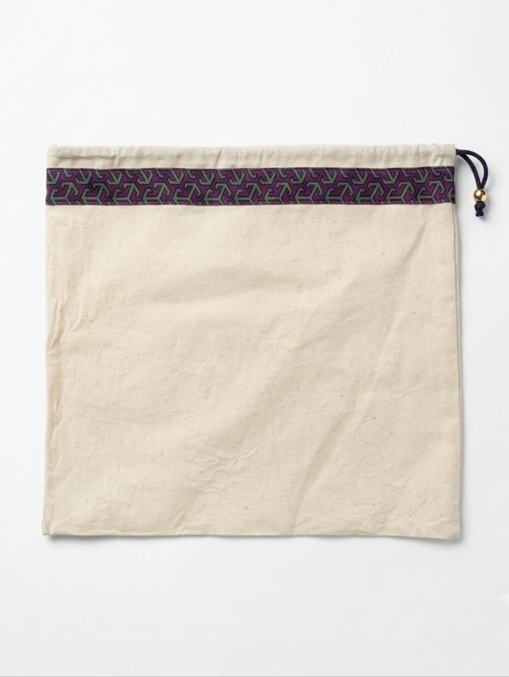 Tory Burch Medium Canvas Drawstring Dust Bag 14.5 X 13.5